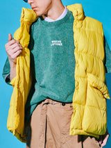 Sakura Animals Green Denim Washed T-Shirt (Puzzle Bobble)