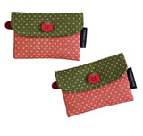 Simple Card wallet _Tomato