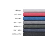 LMN Sufima Cotton Pigment Oversized Fit Long-Sleeved T-Shirt (7 colors)