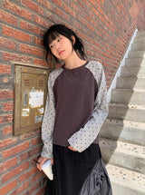 26FW★ [BAONHAUS] Ganin Color Matching Raglan Long Sleeve Tee