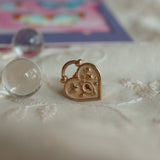 【MADE】 Twinkle love-lock earring