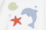 26SS★ Dolphin Pop Crop Short Sleeve Tee