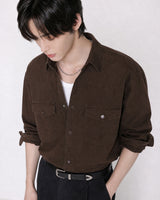(UNISEX) Western Over Cotton Shirt