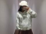 ウェズリースノーフーデッドニット (3color)