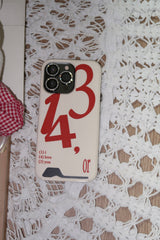 [MADE] 143 card case (cream/orange red)