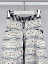 CARROT BUTTON FULL SKIRT (2C)