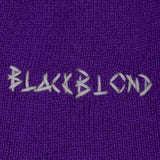 BLACKBOND エンブロスロゴピアスビーニー (パープル)