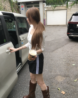 Nylon track shorts