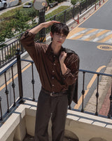 Konen Cotton Basic Long Sleeve Shirt