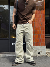 ミールステッチヘンリーネック半袖Tシャツ
