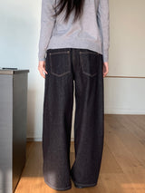 Atlas Non-fade Raw Denim Wide Pants