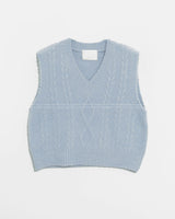 Alpaca knit vest