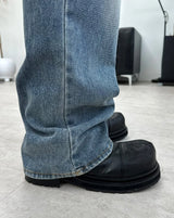 Kaise Washed Semi-Flare Jeans