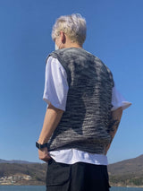 リザードボカシニットベスト