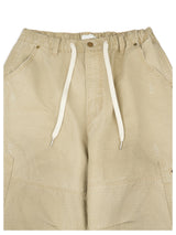 Damage wide work pants