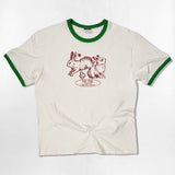 ドローイング ラビット リンガー Tシャツ - 4カラー