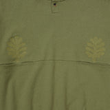 Earth button hoodie / Leaf