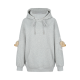 13DE MARZO Elbow Bear Hoodie