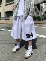 94 Embroidered Bermuda Sweat Shorts