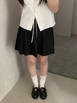Barrier flare mini skirt