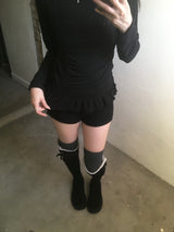 woolen long boots