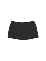 CLASSIC PADDED MINI SKIRT (BLACK)
