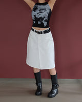Ghost printed sleeveless shirt