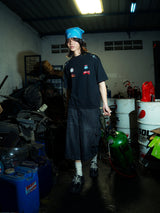 Workwear - スマイリーレーシングチームボクシーT (ブラックウォッシュド)