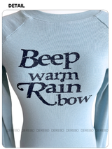 Sky V-neck Spandex Slim Long-Sleeved T-shirt