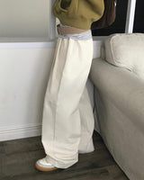 [ORIGINAL] ROSE Pintuck Cotton Pants
