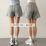 Short, Basic Length 🤍 Big Banding Sweat Shorts