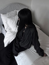 ペアウールストライプジップアップ (unisex)
