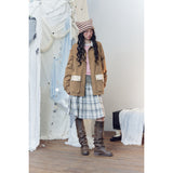 Classic Vintage Mid-Length Blouson Jacket