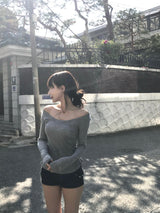 ベーシックオフショルダーブラトップ