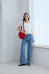 TIERED PUFF BLOUSE