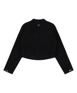 [NF] BIKER CROP JACKET (BLACK)_F24QA951