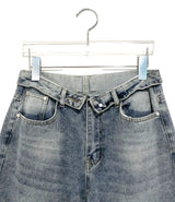 Sophis Obee Folding Wide Denim Pants
