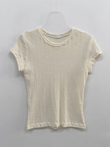 Herringbone Wrinkle Short Sleeve T-shirt