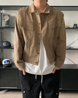 ST ジャガードクロップドデニムジャケット