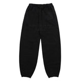 24FW ROUND SCRIPT BOUCLE LOGO PANTS BLACK 