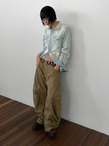 CURVE LINE CARGO PANTS