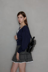 DARING LACE CHECK SKIRT