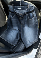 Wide Bermuda Denim