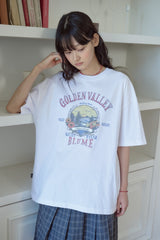 26SS★ バレーガーデンホワイト半袖Tシャツ