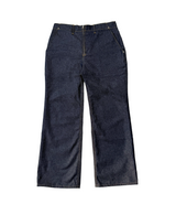 [Hand-Made「006」] Argyle Patch Pants_Denim&Brown