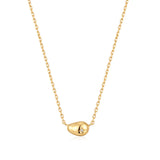 [Worn by TWICE SANA,Karina, Chuu, Bomi, Yul] Pebble 925 Silver Necklace N043-04G