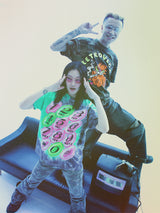 RTVG(RETROVEGAS) 420 phone tie dye t-shirt