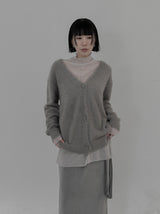 メッシュシースルーポーラ長袖Tシャツ