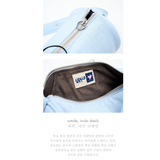 2ウェイベルティドストラップバーレルバッグ スモール_LIGHT WASH DENIM