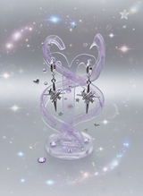 [少女時代 テヨン Piercing] ラブ プラネット ハギーズ ピアス - Silver Color